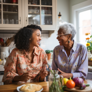 Home health care helps seniors to eat healthier.