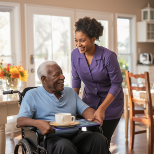 Elder care services can help seniors with their nutrition and portion sizes.