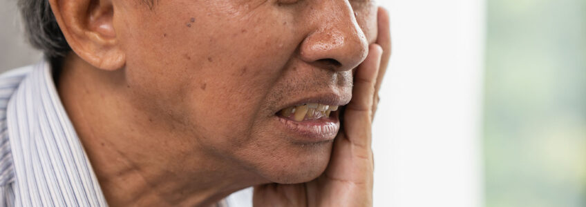 Companion care at home can help seniors with proper dental hygiene for better oral health.