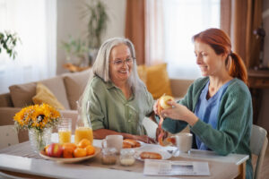 Home care assistance can help aging seniors with nutrition, meal prep, hygiene, activities, safety and more.